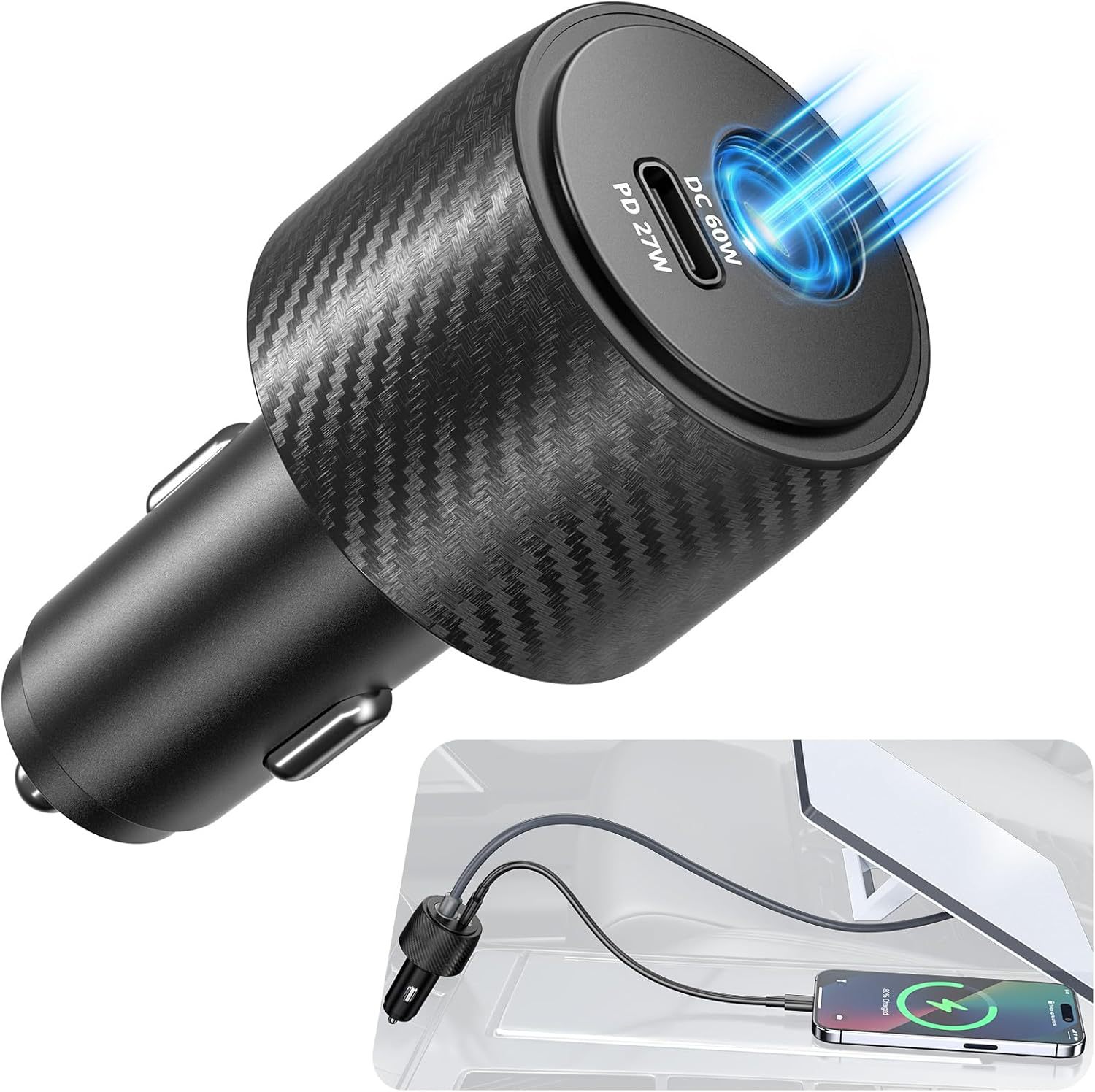 Starlink Mini 12V Power Adapter (Cigarette + Boost)