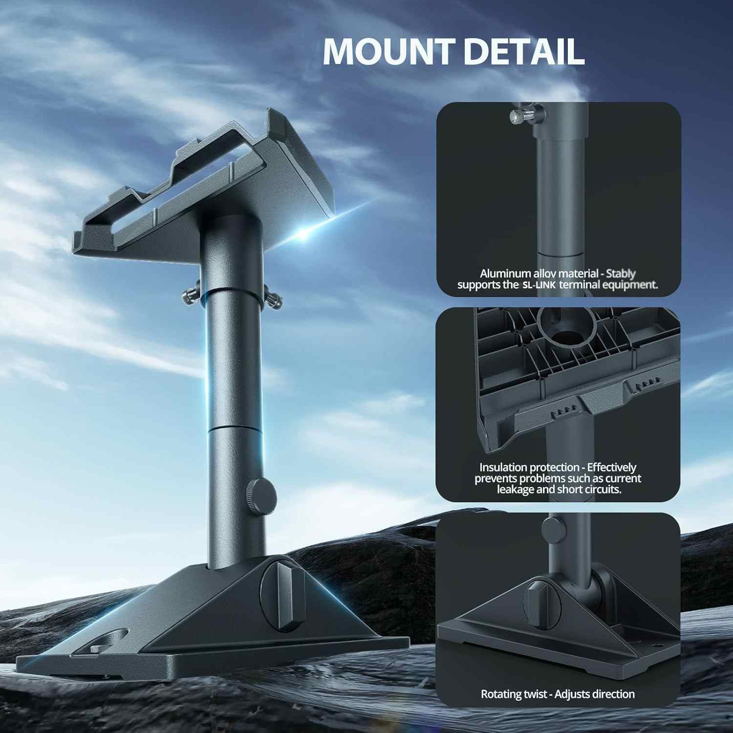 Step 1: position clamp on roof edge