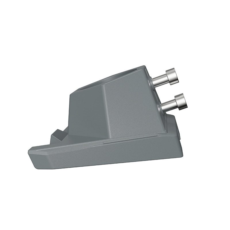 Step 2: position adapter and tighten clamp